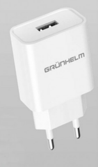Блок живлення Grunhelm GWC-01, 5V/2,1А, 1 USB