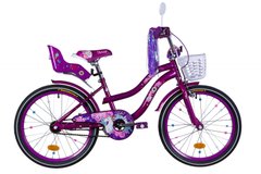 Велосипед 20" Formula FLOWER PREMIUM 2021 (перламутровый, фиолетовый)