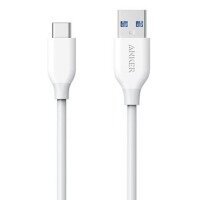Кабель Anker Powerline Select+ USB-C to USB-A 2.0 - 0.9м (White)