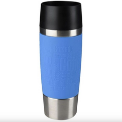 Термочашка Tefal Travel Mug, 360мл, нерж.Сталь+пластик, голубой (K3086114)