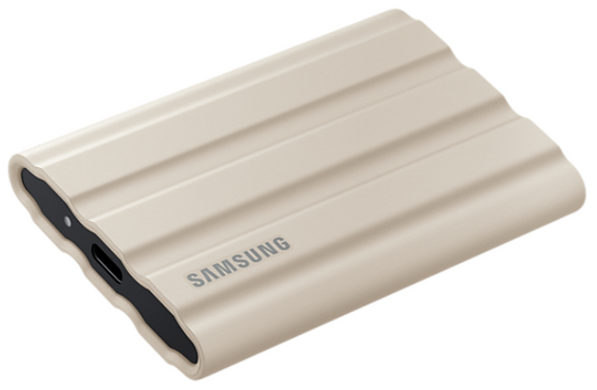 SSD накопичувач Samsung T7 Shield 1TB USB 3.2 Type-C Beige (MU-PE1T0K/EU)
