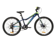 Велосипед 24" Formula ACID DD 2020 (индиго с салатовым и голубым)