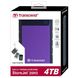 Зовнішній жорсткий диск Transcend 4TB TS4TSJ25H3P USB 3.0 Storejet 2.5" H3 Фіолетовий фото 4