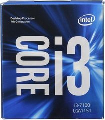 Процесор Intel Core i3-7100 s1151 3.9GHz 3MB GPU 1050MHz BOX