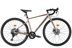 Велосипед 28" Leon GR-80 DD рама- 2022 (бежевий із сірим)