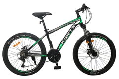 Велосипед Forte Fighter МТВ 24"/13" черно-зеленый