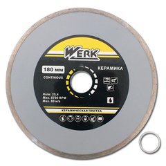 Алмазный диск Werk Ceramics 1A1R WE110122 180x5x25.4 мм