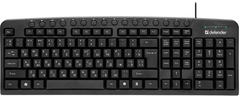 Клавіатура Defender (45471) Focus HB-470 UKR Чорний